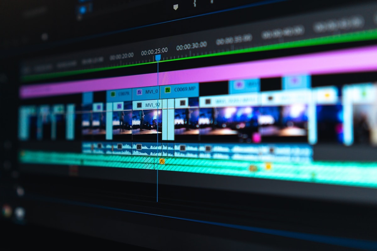 Media production setup for synthetic visual assets